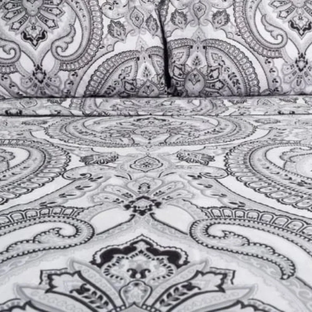 Southshore Fine Linens Pure Melody Quilt Set Reversible Paisley